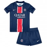 Günstige Fußballtrikots Paris Saint-Germain Kvaratskhelia 7 Kinder Heimtrikot 2024-25 Kurzarm